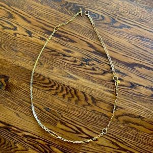 Gold Henri Bendel Chain Necklace - 58” Long